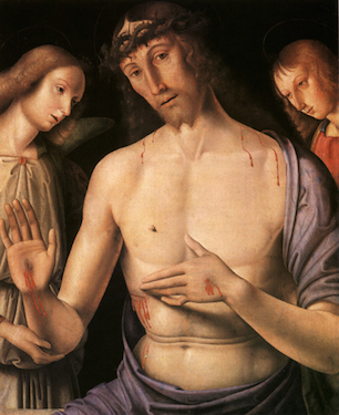 The Dead Christ with Two Angels,<br>Giovanni Santi