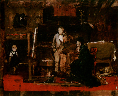 In the Studio,<br>Mihaly Munkacsy