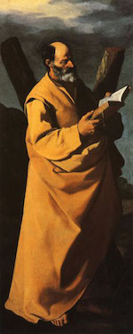Saint Andrew,<br>Francisco de Zurbarán